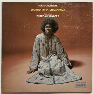 貴重 USオリジナル盤 初回プレス ALICE COLTRANE PHAROAH SANDERS JOURNEY IN SATCHIDANANDA LP John