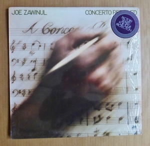 JOE ZAWINUL (WEATHER REPORT)「CONCERTO RETITLED」米ORIG [ATLANTIC] シュリンク美品