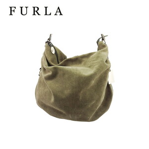 フルラ ショルダーバッグ ワンショルダー バッグ レディース ロゴプレートタグ付き サイドシャーリング FURLA 中古