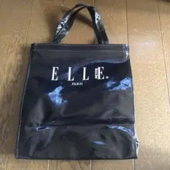 ELLE エナメルバッグ ビニールバッグ  エコバッグ トート