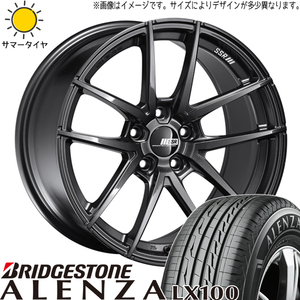 235/50R20 サマータイヤホイールセット 40アルファード etc (BRIDGESTONE ALENZA LX100 & SSR REINER 5穴 120)