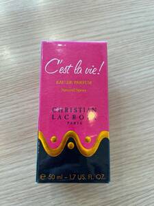 ＊4143 C’est La vie PARFUM CHRISTIAN LACROIX PARIS 香水 パフュームコロン レトロ アンティーク 50ml 未使用品　