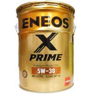【送税込21480円】ENEOS エネオス X PRIME SP/RC GF-6A 5W-30 20L 100%化学合成油 ※法人・個人事業主様宛限定※