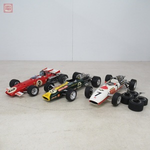 ジャンク 組立済 タミヤ 1/12 フェラーリ 312B/ホンダ F1 RA273/ロータス 49 計3点セット 破損有 パーツ取り TAMIYA【20