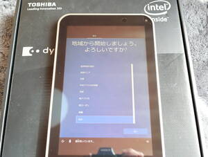 中古品★東芝　dynabook VT484/23K　CPU ： Atom Z3740　1.33GHz