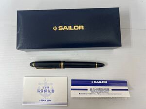 【58017.0106K】☆中古 筆記未確認☆ SAILOR JAPAN FOUNDED 1911 万年筆 ペン先21K 875 セーラー 文房具 現状品 