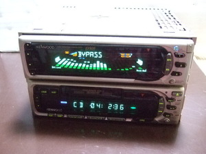 ★★　KENWOOD　CD/カセットプレーヤー　D５０５，R５０５　グライコ　O/Hずみ　完動品　★★