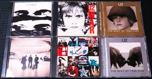 ◆U2◆ U2 6枚まとめて 6枚セット 6CD Best Of 1980-1990, Best Of 1990-2000, War, Boy, All That You Can