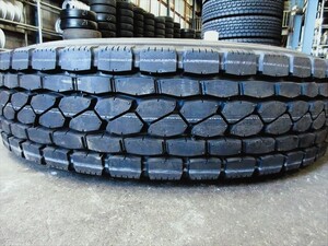 送料無料　新車外し　225/90R17.5　BS　M801　ミックス　1本　イボ付き　バリ溝