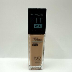 q1004 未使用保管品MAYBELLNE NEW YORK メイベリン フィットミー リキッド ファンデーション R 122 CREAM BEIGE 30ml コスメ 化粧品