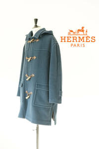 HERMES エルメス ビンテージ ウール ダッフル コート size 50 0913242