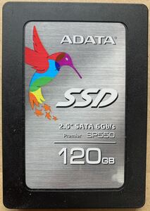 【使用時間1678時間】ADATA 120GB SP550 ASP550SS-120GM-B 2.5 SATA SSD 566