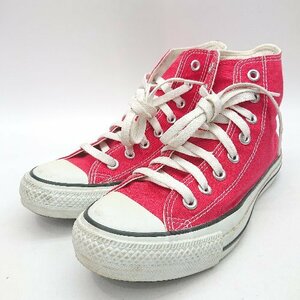 ◇ CONVERSE コンバース M9621 オールスター ハイカット スニーカー サイズ25.0 レッド メンズ E