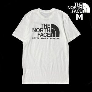 売切り【正規新品】THE NORTH FACE S/S THROWBACK TEE 半袖 Tシャツ US限定 バックプリント 男女兼用 アウトドア(M)白 180902-13