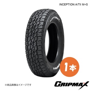 GRIPMAX/グリップマックス INCEPTION A/TII M+S タイヤ 1本 185R14C 102/100Q RWL レイズドホワイトレター