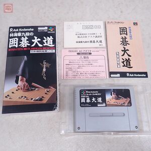 1円〜 動作保証品 SFC スーパーファミコン 林海峯九段の囲碁大道 アスク講談社 Ask Kodansha 箱説ハガキ付【10