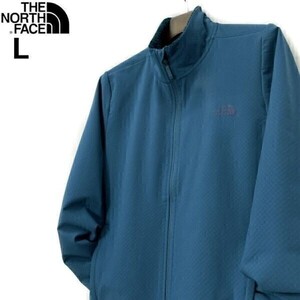 1円～!売切!【正規新品】THE NORTH FACE◆HYBRID WITH FUTUREFLEECE FULL ZIP フルジップ ジャケット US限定 軽量 スポーツ(L)青 180915-5