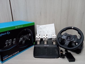 現状品 logitech DRIVING FORCE G920 XBOX ONE＆ PC ハンドル＆ペダル