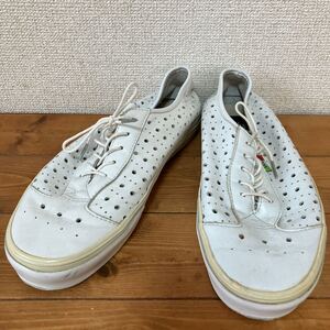 vans US9 レザースニーカー　ホワイト