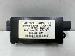 ジャガー XJ/XJ6 X350 05年 J71VA パーキングブレーキ 電子制御モジュール コンピューター 2W932C496BB (在庫No:516079) (6881)