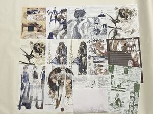 大量！600枚程度 同人便箋《青雨 羽朶すがら 12種》幻想水滸伝 ゲーム柄中心 同人グッズ まとめ売り 女性向け 同人誌 便せん