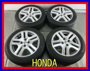 ■中古タイヤホイール■　HONDA フィット 純正 15インチ 6J +53 4H 100 YOKOHAMA BluEarth ES31 185/55R15 82V S 夏 激安 送料無料 K261