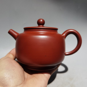 【古寶奇蔵・紫砂壺・高德壺・大紅袍・顧景舟款】茶具・茶道品・希少珍品・賞物・中国古美術