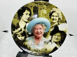 コールポート　クイーンマザー記念プレート - In Loving Memory - エリザベス女王 の 母 皿( 約19.5cm) AB18