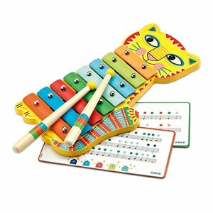 おもちゃ 楽器 1歳 2歳 3歳 赤ちゃん シロフォン マレット 木製 鉄琴 知育玩具 子供 [ DJECO ジェコ ア