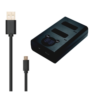 新品 OLYMPUS オリンパス BLX-1 用 USB 急速 デュアル 互換充電器 バッテリーチャージャー BCX-1 純正 互換バッテリーに対応 OM-1 