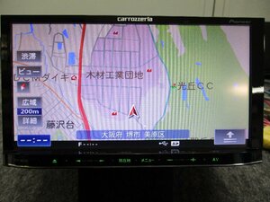 ▼カロッツェリア 2016年 メモリーナビ AVIC-MRZ09 DVD USB Bluetoothオーディオ フルセグ 地デジ carrozzeria パイオニア ジャンク 中古品