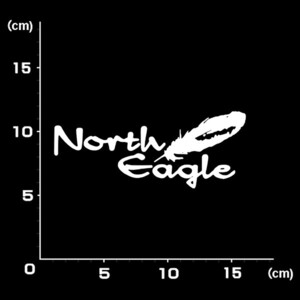 送料無料★1053★North Eagle ノースエッジ★キャンプ★キャンパー★CAMP★グランピング★ステッカー