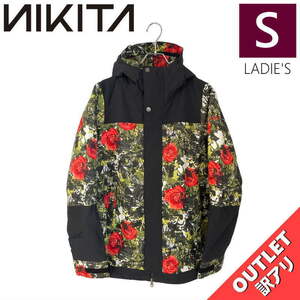 【OUTLET】 NIKITA SEQUOIA INSULATED JKT CAMP POP BLACK Sサイズ レディース スノーボード スキー ジャケット JACKET アウトレット