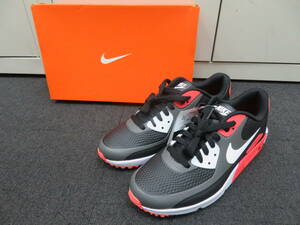 ●○70391　NIKE GOLF ナイキゴルフ CU9978-010 AIR MAX 90G ゴルフシューズ ブラック系 25.5cm ○●