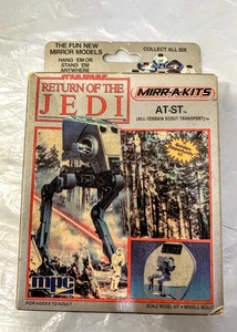 レア!? (1984)USA Mpc ミラーキット スター ウォーズ MIRR-A-KITS STAR WARS AT-ST ROTJ RETURN OF JEDI 未開封現状品