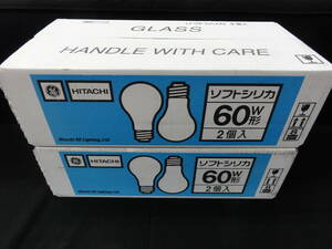 未使用品　日立60Wシリカ電球　LW100V57W-GM-2P 2P×12×2 計48個 