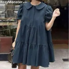 RosyMonster　LISA tunic OP　F　ブルーグリーン