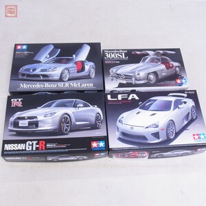 未組立 タミヤ 1/24 メルセデスベンツ SLR マクラーレン/300SL/レクサス LFA/日産 GT-R 計4点セット TAMIYA【40