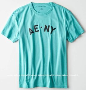 〓SALE!! 残りわずかです!! アメリカンイーグル/US L/AE Graphic Tシャツ/Teal lawn