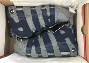 ★送料込★未使用★未開封★ NIKE AIR MORE UPTEMPO 96 COOL GREY WHITE-MIDNIGHT NAVY ナイキ エア モア アップテンポ モアテン