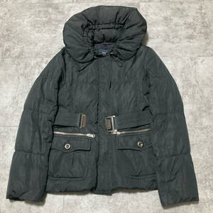 【美品】★BURBERRY バーバリー ダウンジャケット 黒 ブラック 38 ★