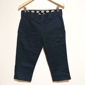 H9121gg Dickies ディッキーズ サイズ28（S位） 七分丈パンツ ネイビー メンズ おしゃれ かっこいい 古着 カジュアル 定番 ストリート