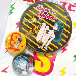 うる星やつら スピンズ SPINNS コラボ グッズ 缶バッジ 缶バッチ バッジ 高橋留美子 るーみっくわーるど コミック アニメ 漫画 20周年