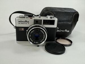 【ジャンク品】 MINOLTA HI-MATIC F ミノルタ フィルムカメラ