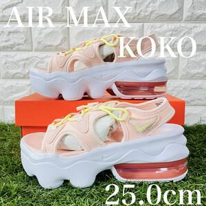 即決 ナイキ エアマックス ココ サンダル NIKE AIR MAX KOKO SANDAL 白 ピンク ホワイト 厚底 25.0cm 送料込み DV0759-610