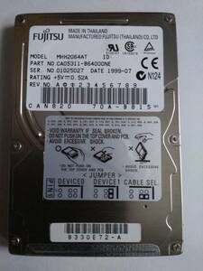 送料無料　FUJITSU　MHH2064AT　6.4GB　正常　No3