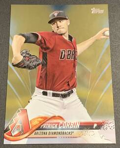 2018 Topps Series 2 Patrick Corbin /2018 Gold 662 Diamondbacks MLB パトリック・コービン 2018枚限定　ダイアモンドバックス　トップス