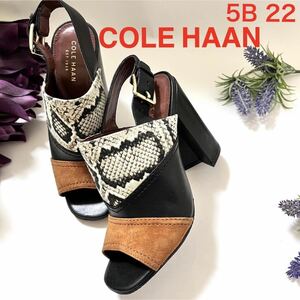 美品！COLE HAAN コールハーン　本革　サンダル　 22 5B 美脚