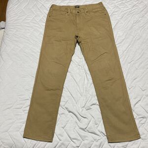 A6C【着少】Wrangler ラングラー WM0300 ストレッチ ベージュ STRAIGHT ストレート パンツ 37 レア 格安