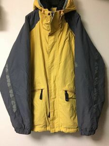 NIKE ACG オールド 中綿 マウンテンジャケット XL パーカー グレー イエロー オーバーサイズ OUTER LAYER3 フード